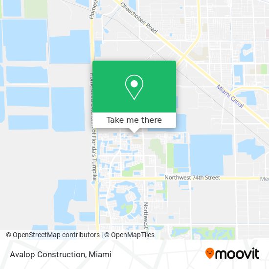 Avalop Construction map
