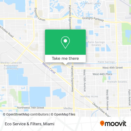 Mapa de Eco Service & Filters