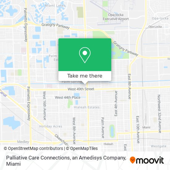 Mapa de Palliative Care Connections, an Amedisys Company