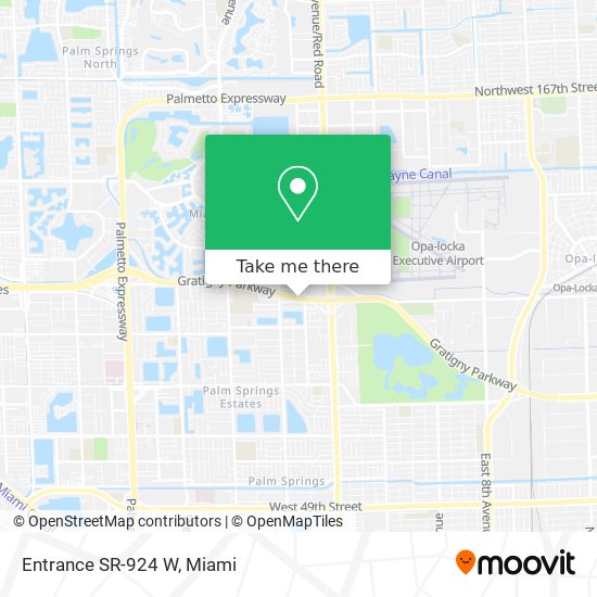 Mapa de Entrance SR-924 W