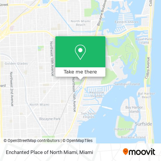 Enchanted Place of North Miami map