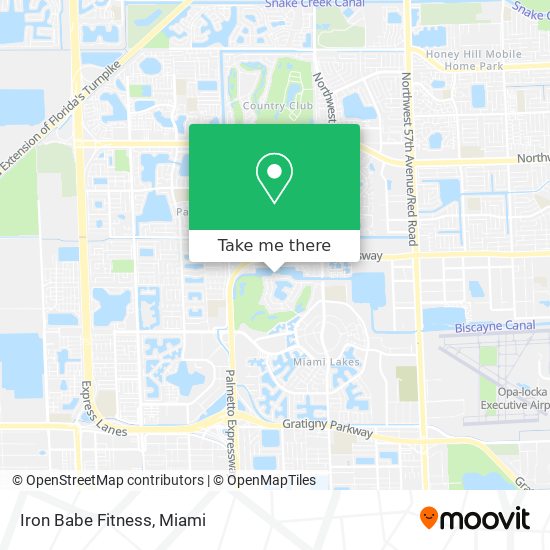 Iron Babe Fitness map