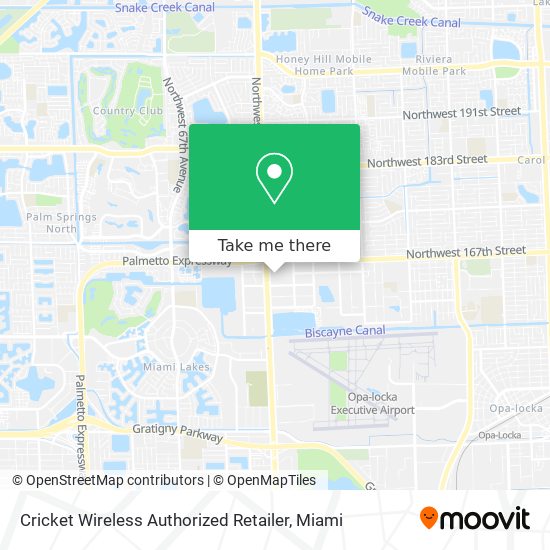 Cricket Wireless Authorized Retailer map