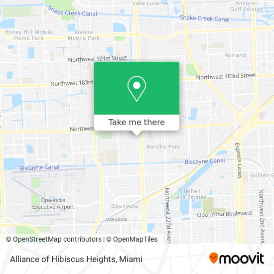 Alliance of Hibiscus Heights map