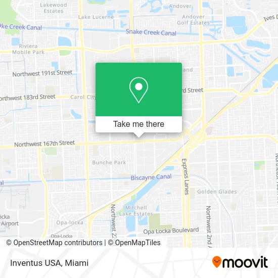 Inventus USA map