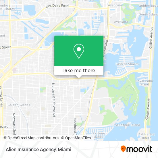 Mapa de Alien Insurance Agency