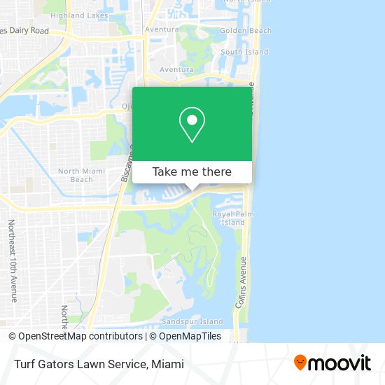 Turf Gators Lawn Service map