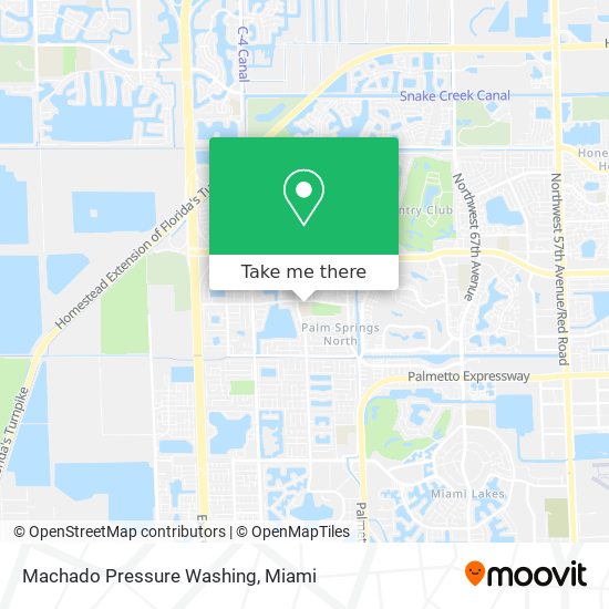 Mapa de Machado Pressure Washing