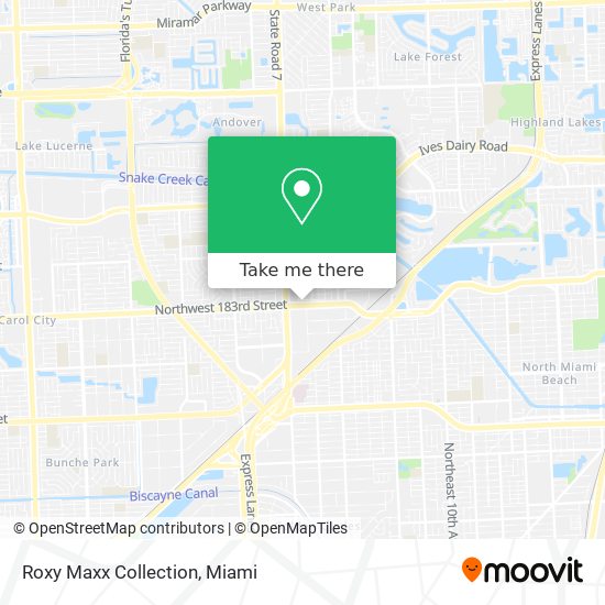 Roxy Maxx Collection map