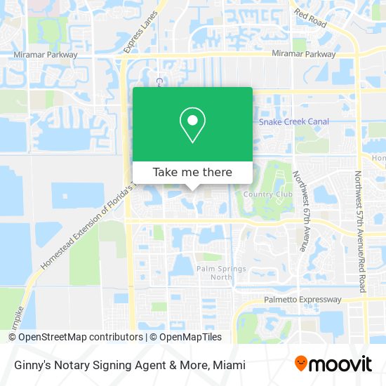 Mapa de Ginny's Notary Signing Agent & More
