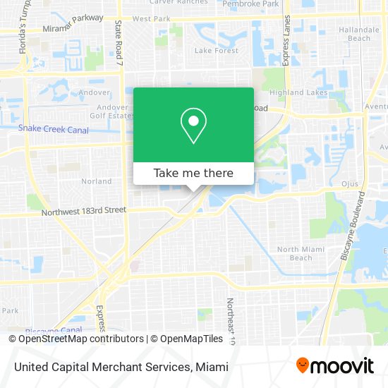 United Capital Merchant Services map