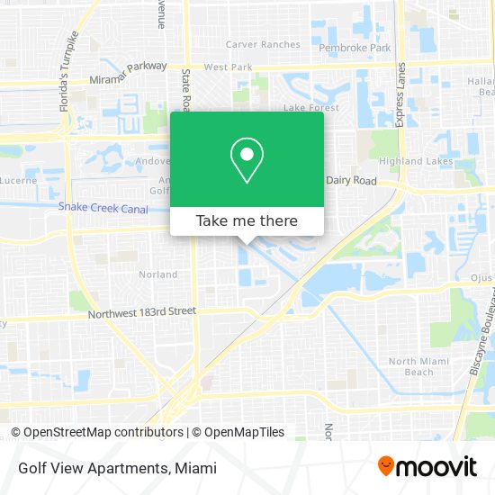 Mapa de Golf View Apartments