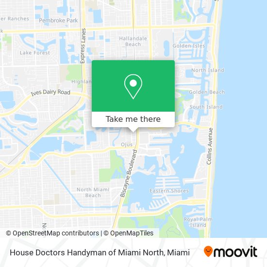 House Doctors Handyman of Miami North map