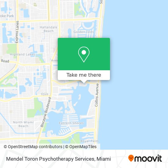 Mendel Toron Psychotherapy Services map