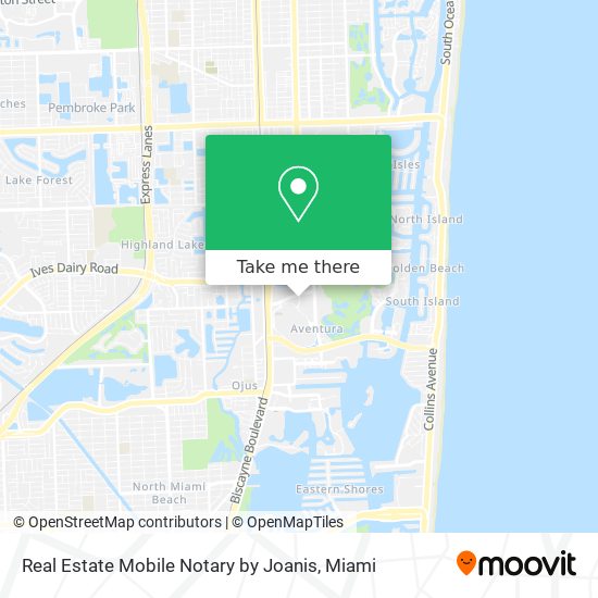 Real Estate Mobile Notary by Joanis map