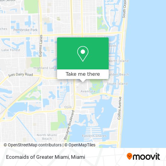 Ecomaids of Greater Miami map