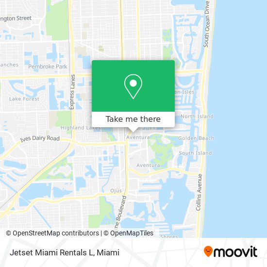 Jetset Miami Rentals L map