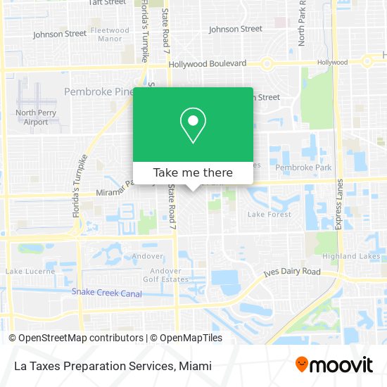 Mapa de La Taxes Preparation Services