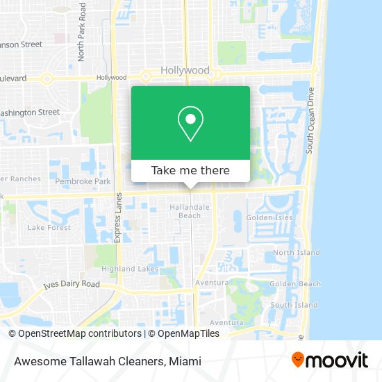 Awesome Tallawah Cleaners map