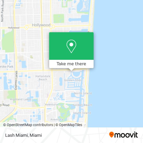 Lash Miami map