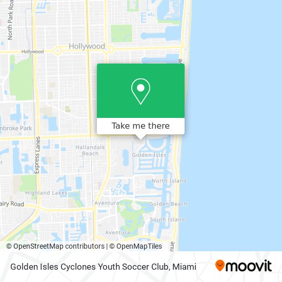 Mapa de Golden Isles Cyclones Youth Soccer Club