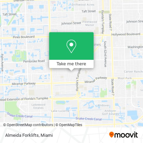 Almeida Forklifts map