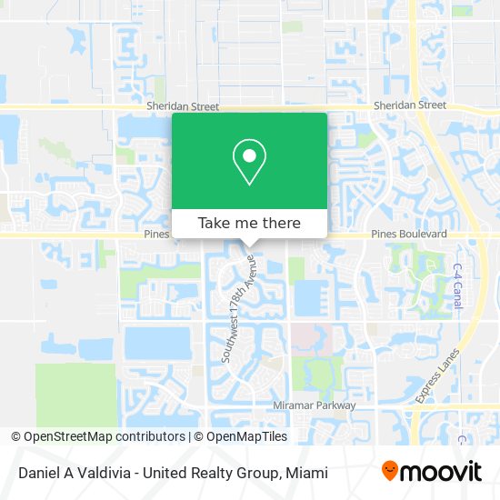 Mapa de Daniel A Valdivia - United Realty Group
