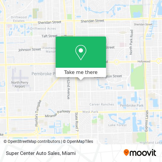 Super Center Auto Sales map