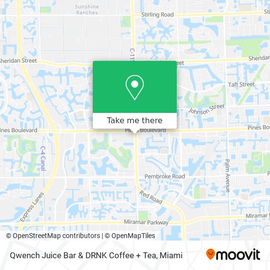 Qwench Juice Bar & DRNK Coffee + Tea map