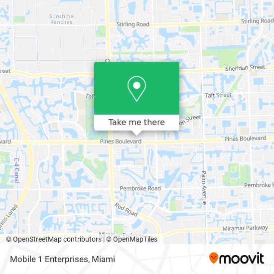 Mobile 1 Enterprises map