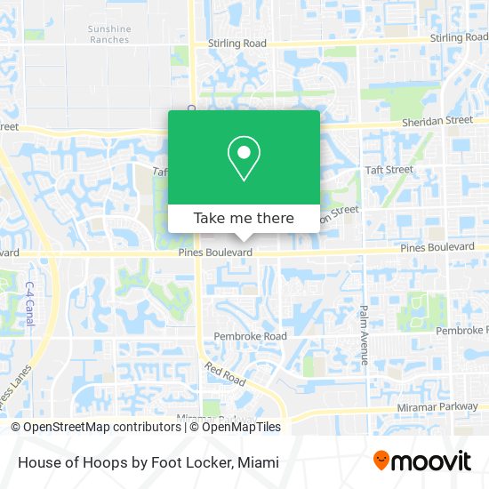 Mapa de House of Hoops by Foot Locker