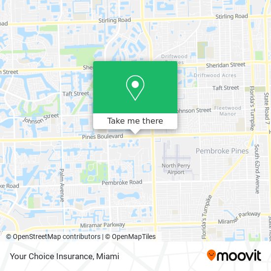 Mapa de Your Choice Insurance