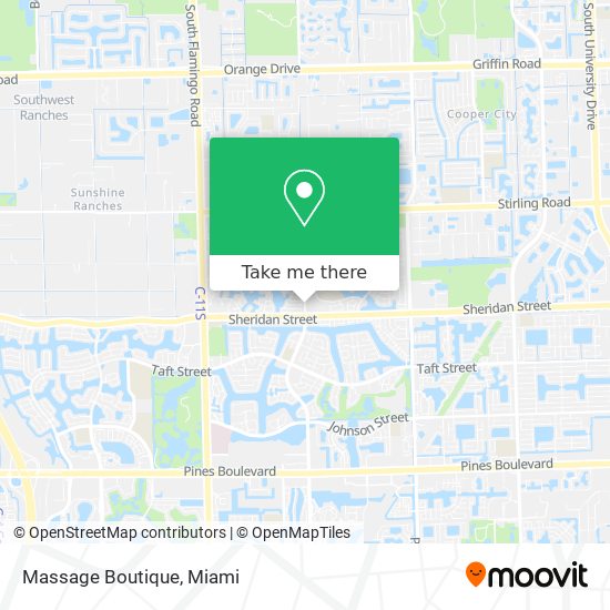 Massage Boutique map