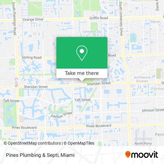 Pines Plumbing & Septi map