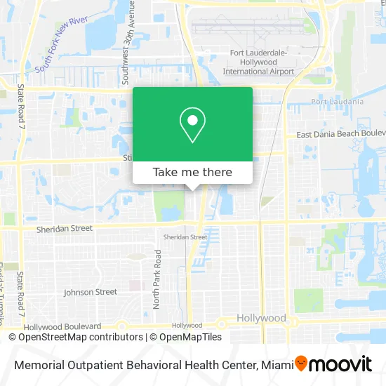 Memorial Outpatient Behavioral Health Center map