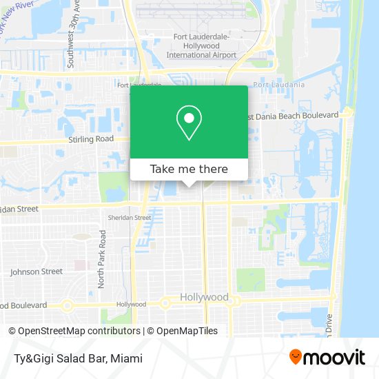 Mapa de Ty&Gigi Salad Bar