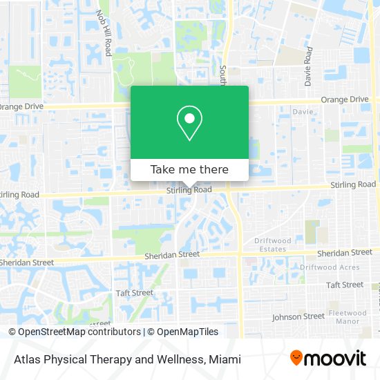 Mapa de Atlas Physical Therapy and Wellness