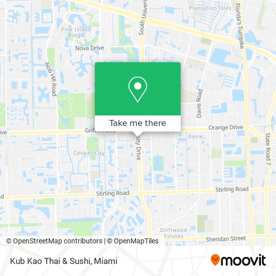 Mapa de Kub Kao Thai & Sushi