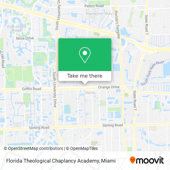 Mapa de Florida Theological Chaplancy Academy