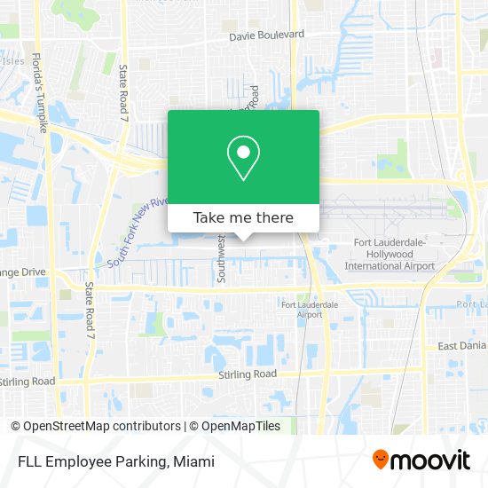 Mapa de FLL Employee Parking