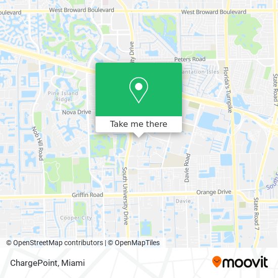 Mapa de ChargePoint