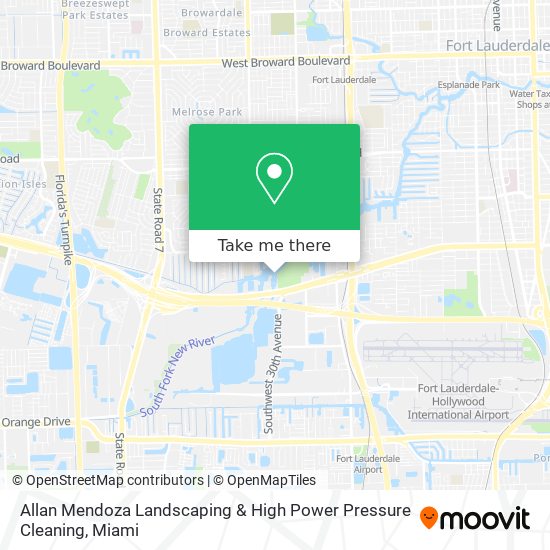 Allan Mendoza Landscaping & High Power Pressure Cleaning map