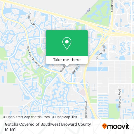 Mapa de Gotcha Covered of Southwest Broward County