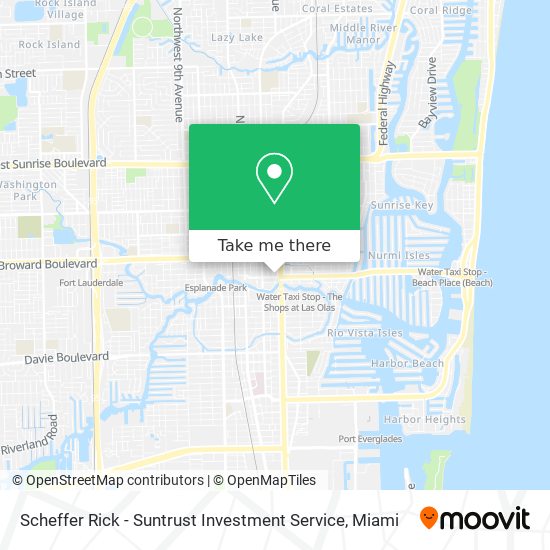 Mapa de Scheffer Rick - Suntrust Investment Service