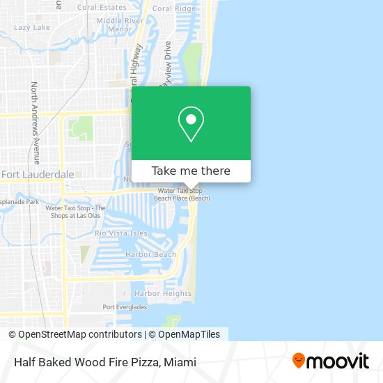 Half Baked Wood Fire Pizza map
