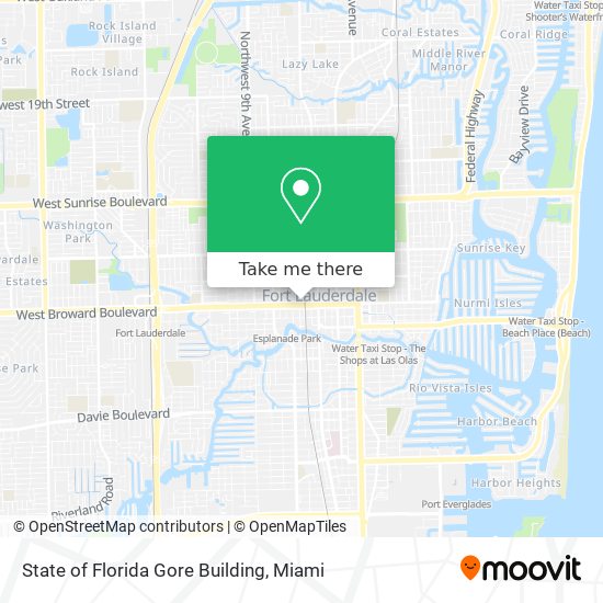 Mapa de State of Florida Gore Building