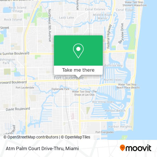 Mapa de Atm Palm Court Drive-Thru