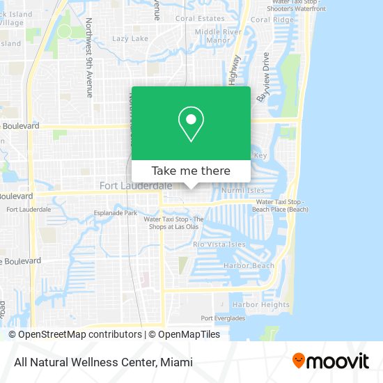 All Natural Wellness Center map