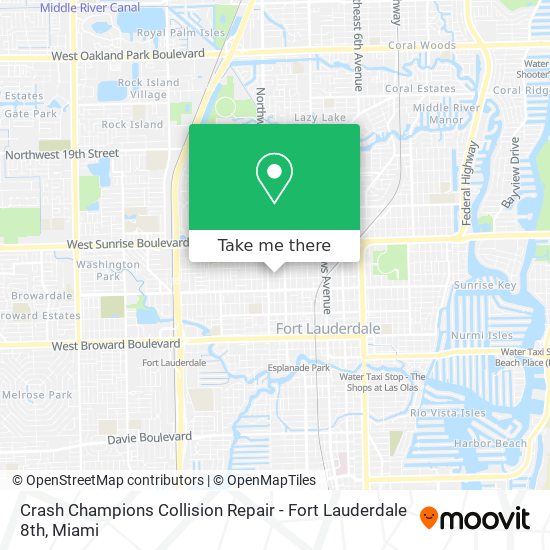 Crash Champions Collision Repair - Fort Lauderdale 8th map