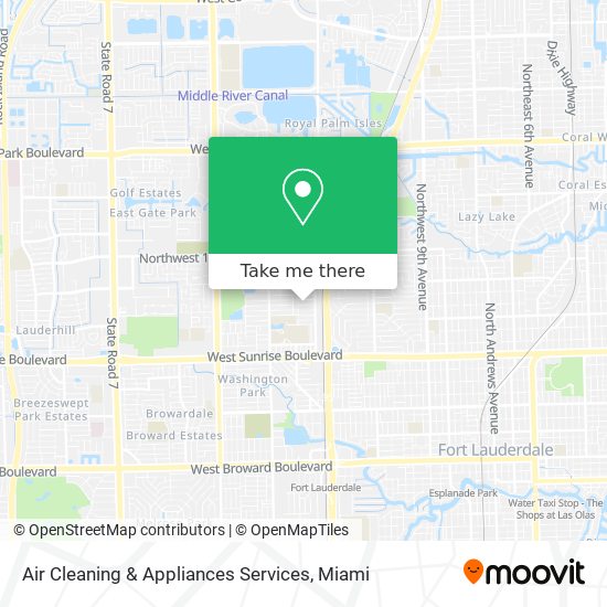 Air Cleaning & Appliances Services map